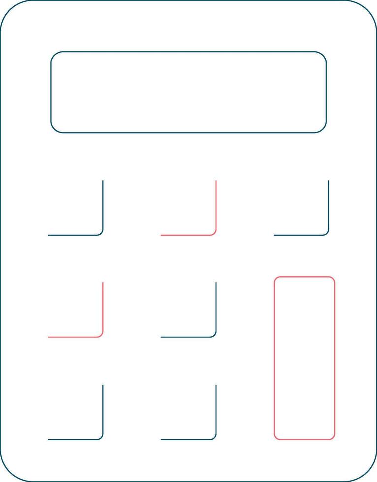 conception d'icône créative calculatrice vecteur