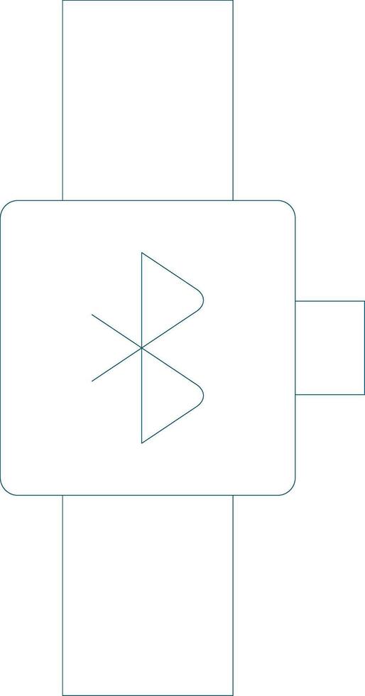 conception d'icône créative bluetooth vecteur