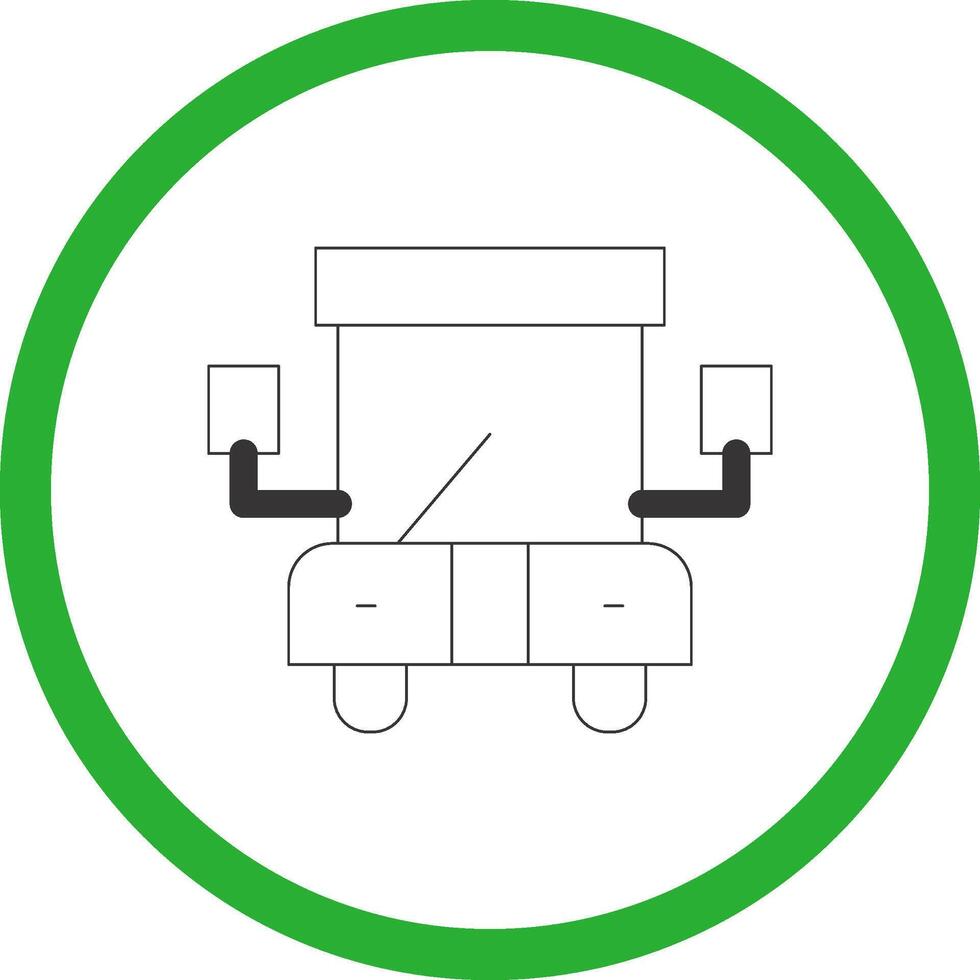 conception d'icône créative d'autobus scolaire vecteur