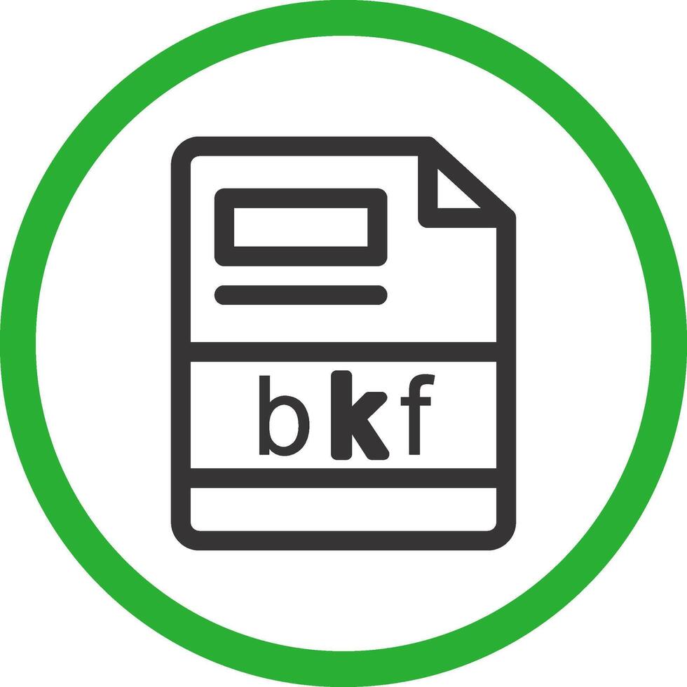 bkf Créatif icône conception vecteur