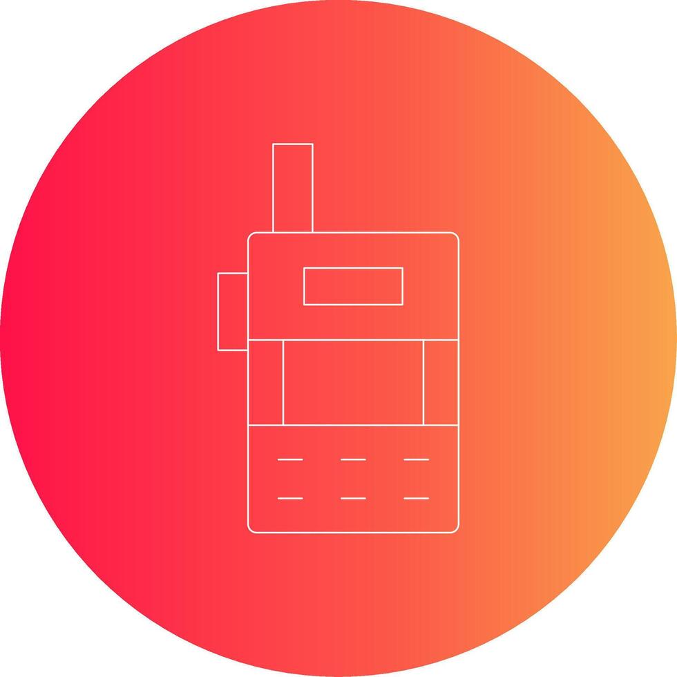 émetteur-récepteur Créatif icône conception vecteur