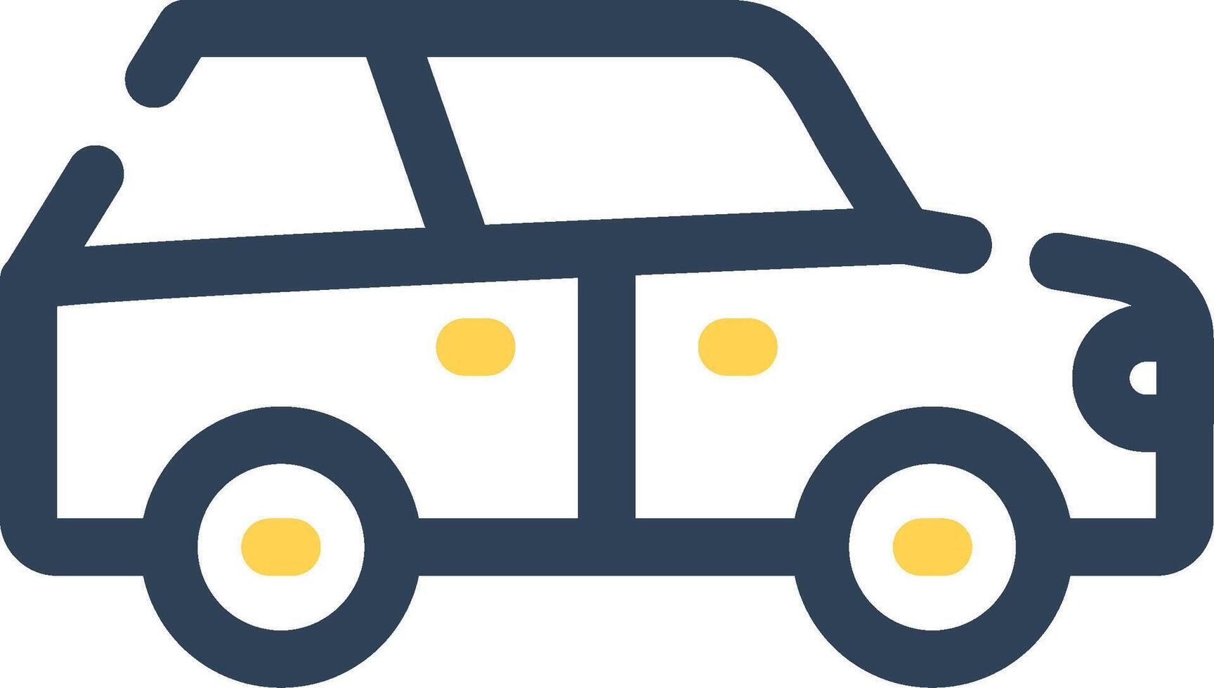 conception d'icône créative de voiture vecteur