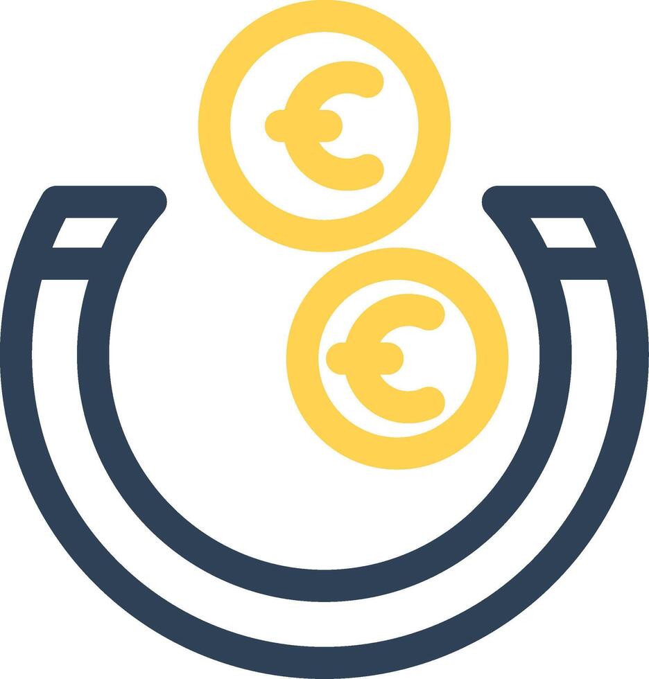 conception d'icône créative d'attraction d'argent vecteur