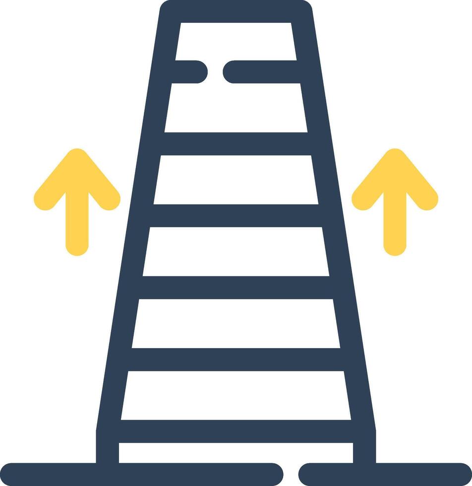 conception d'icône créative d'escalator vecteur