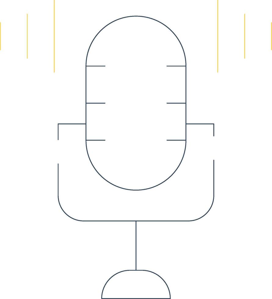 l'audio diffusion Créatif icône conception vecteur