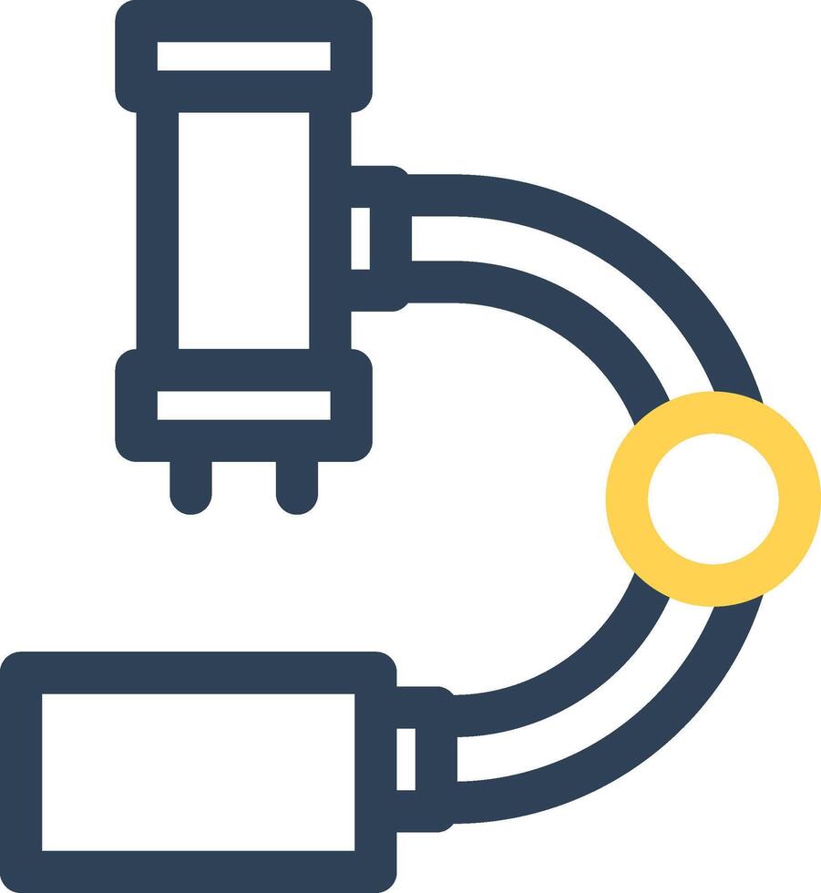 conception d'icône créative microscope vecteur