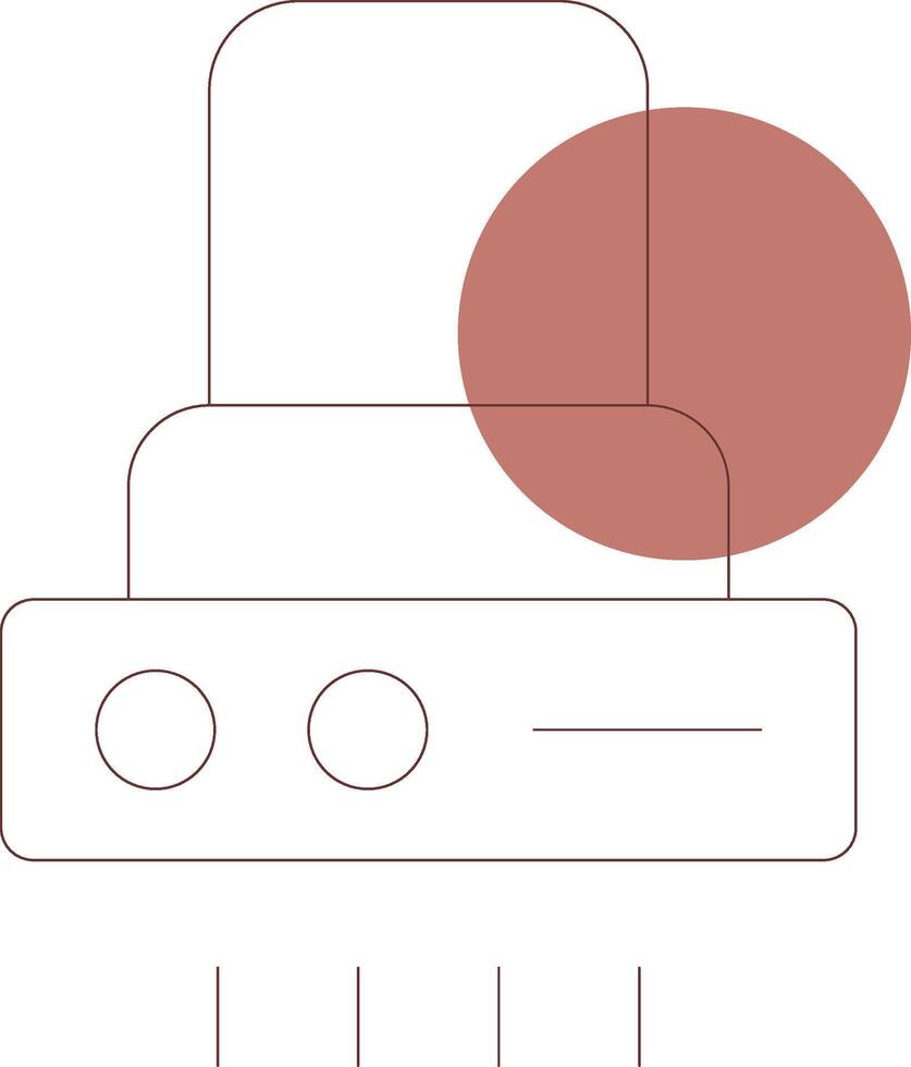 conception d'icône créative de hotte de cuisine vecteur