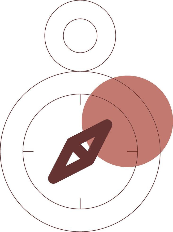 conception d'icône créative boussole vecteur