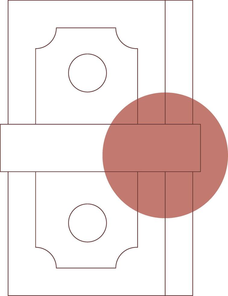 conception d'icône créative d'argent vecteur