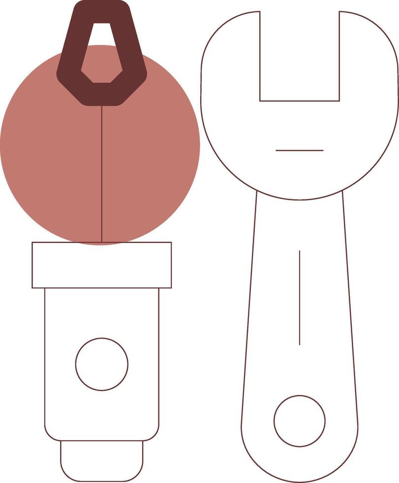 conception d'icônes créatives d'outils vecteur