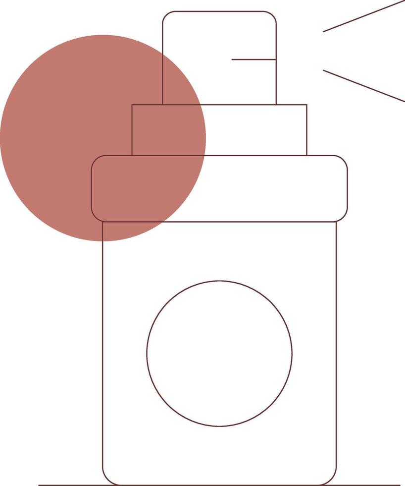 conception d'icône créative de pulvérisation de peinture vecteur