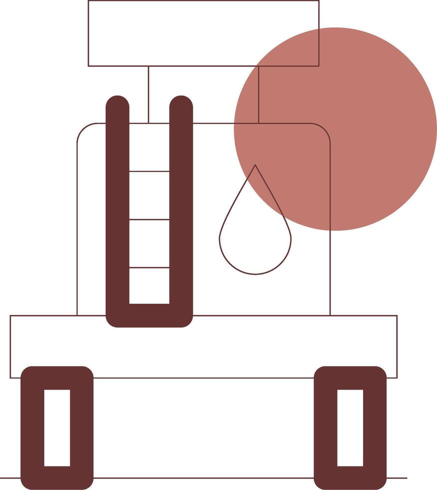 conception d'icône créative de réservoir d'eau vecteur