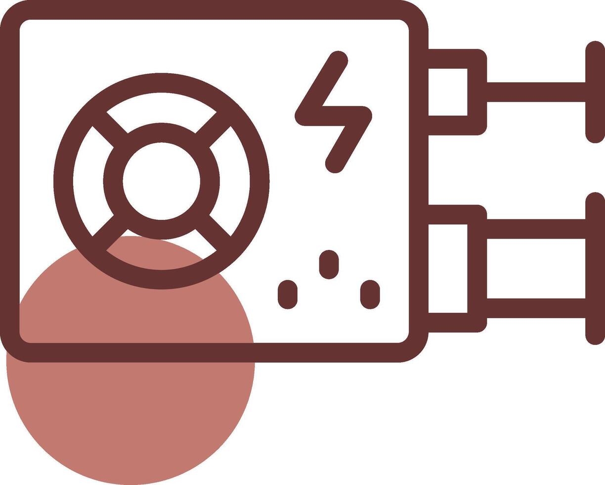 conception d'icône créative d'alimentation vecteur