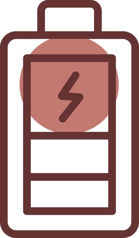 conception d'icône créative de batterie de charge vecteur