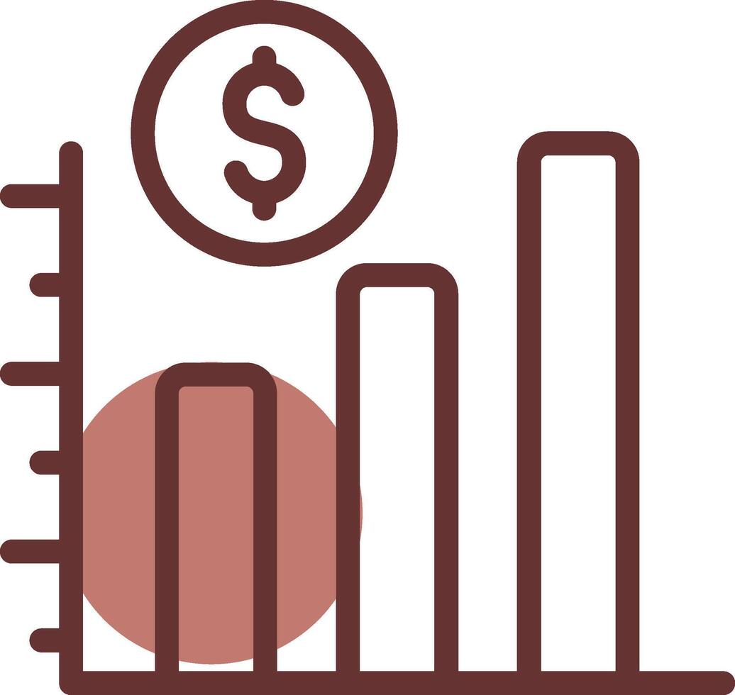 conception d'icône créative de statistiques vecteur