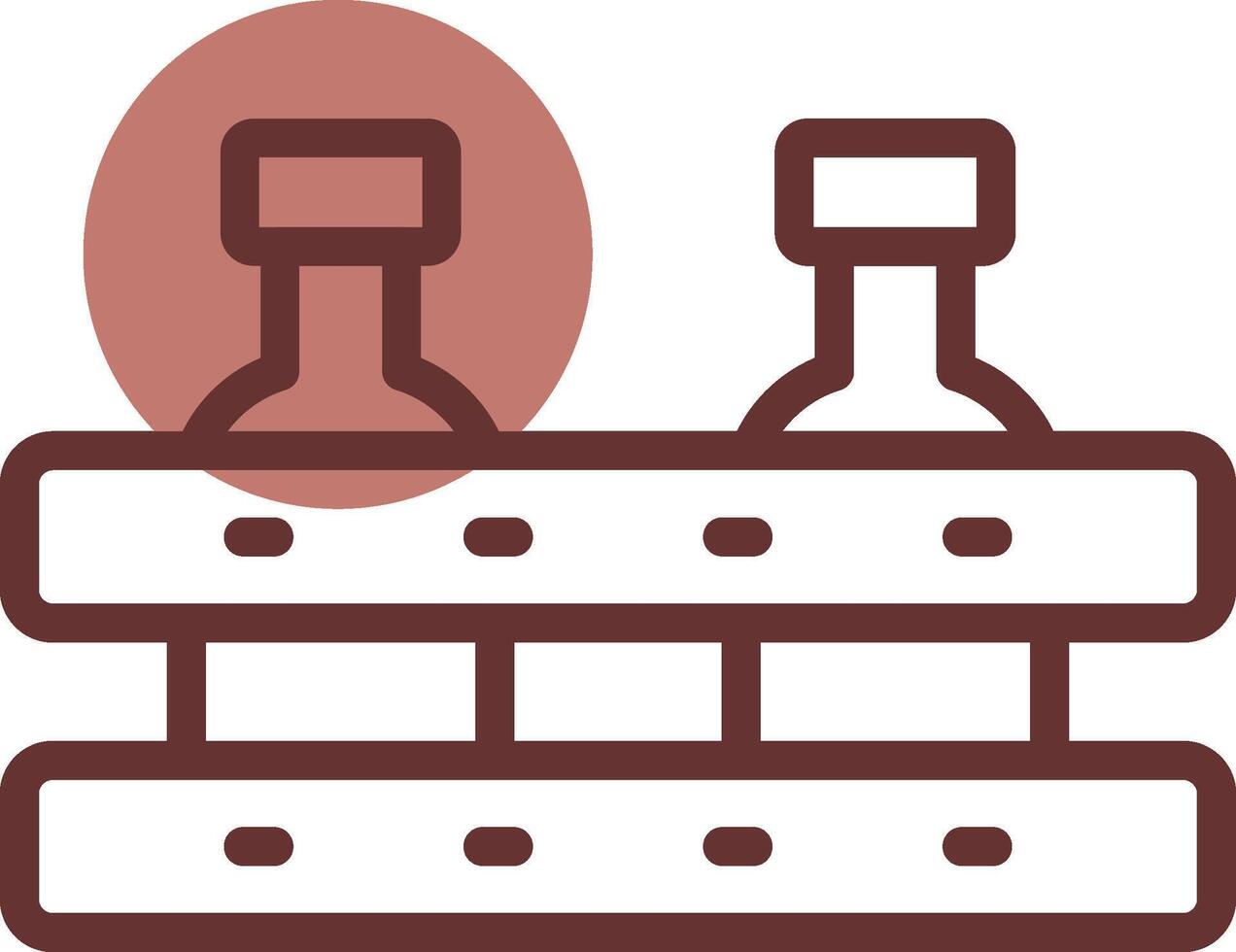 conception d'icône créative de vin vecteur