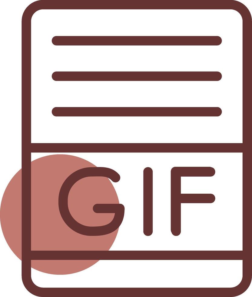 gif Créatif icône conception vecteur