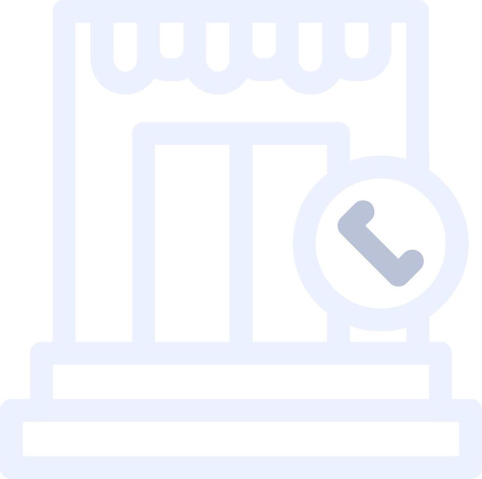 conception d'icône créative de cabine téléphonique vecteur