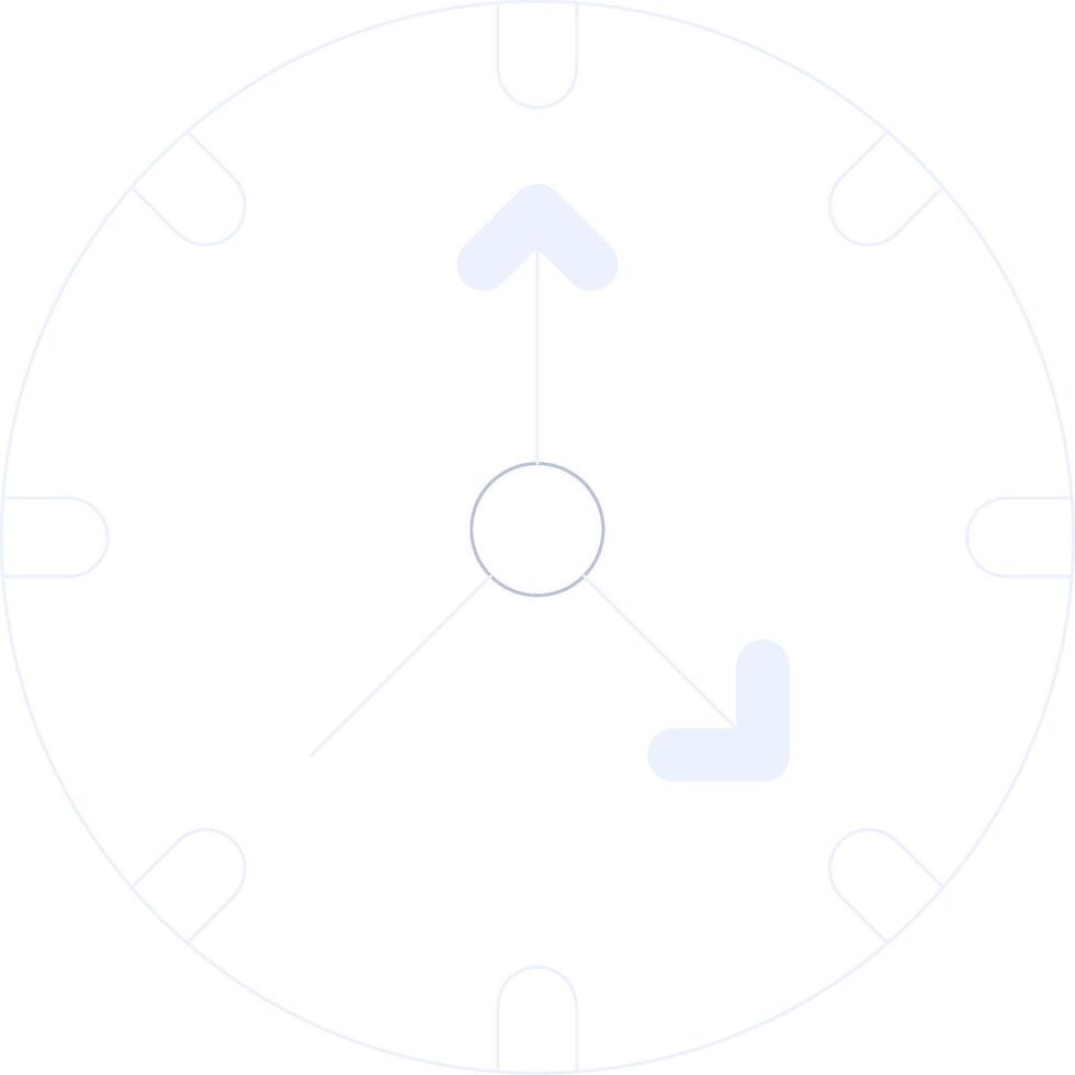 conception d'icône créative d'horloge vecteur