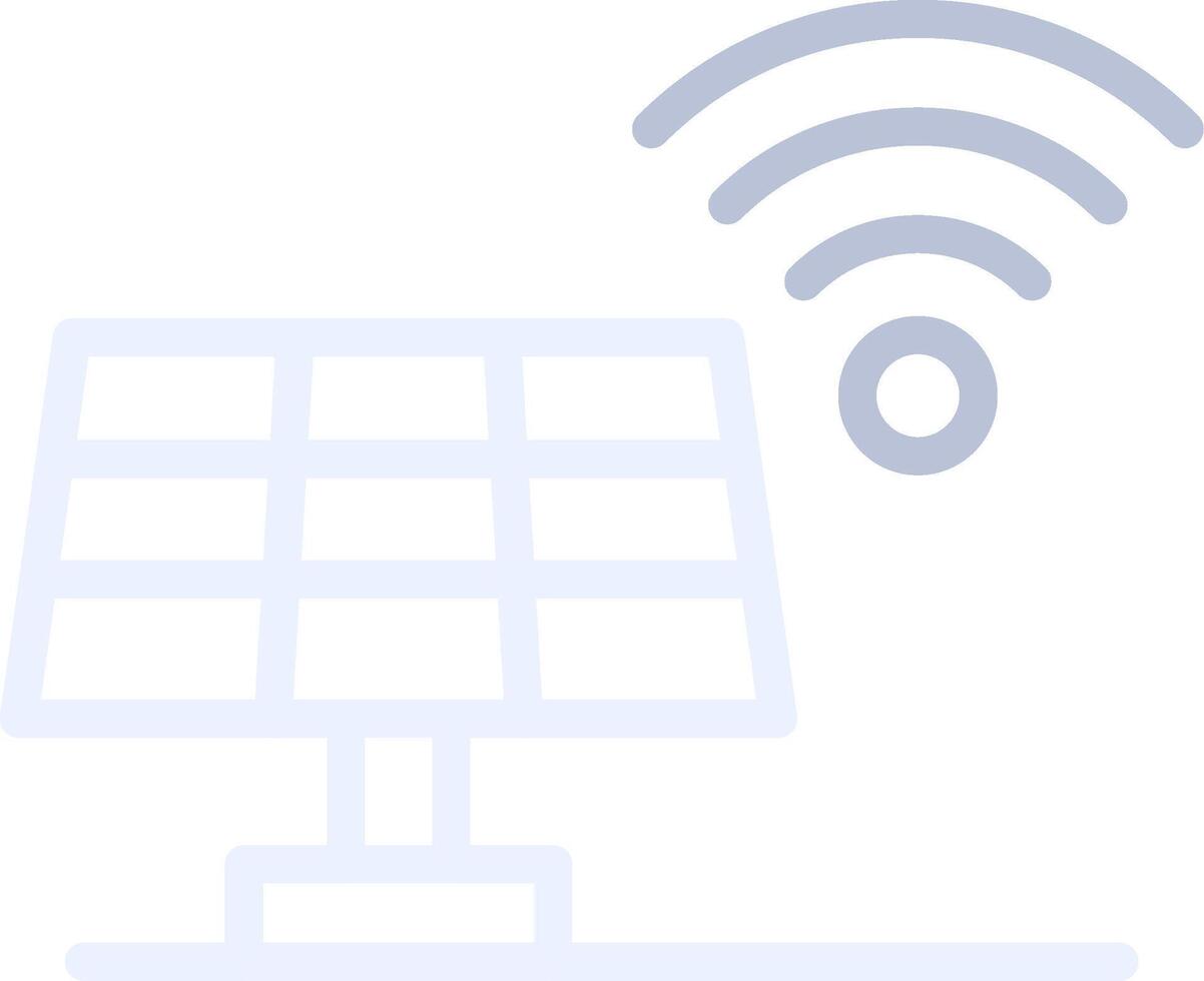 conception d'icône créative de panneau solaire vecteur