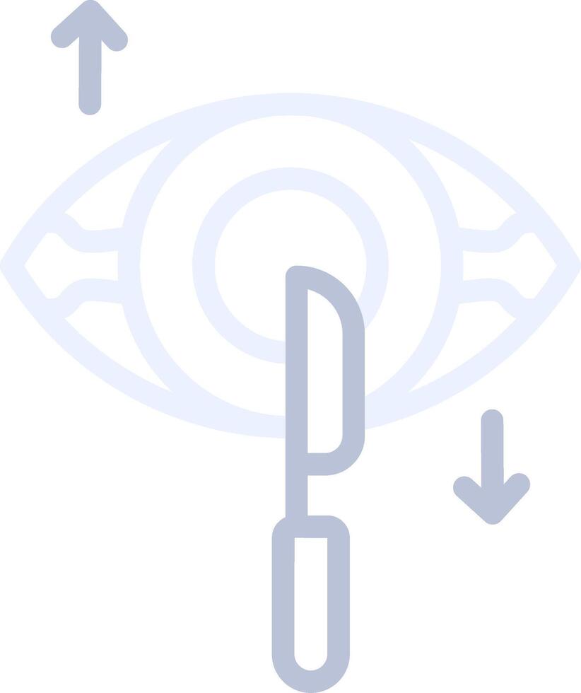 œil chirurgie Créatif icône conception vecteur