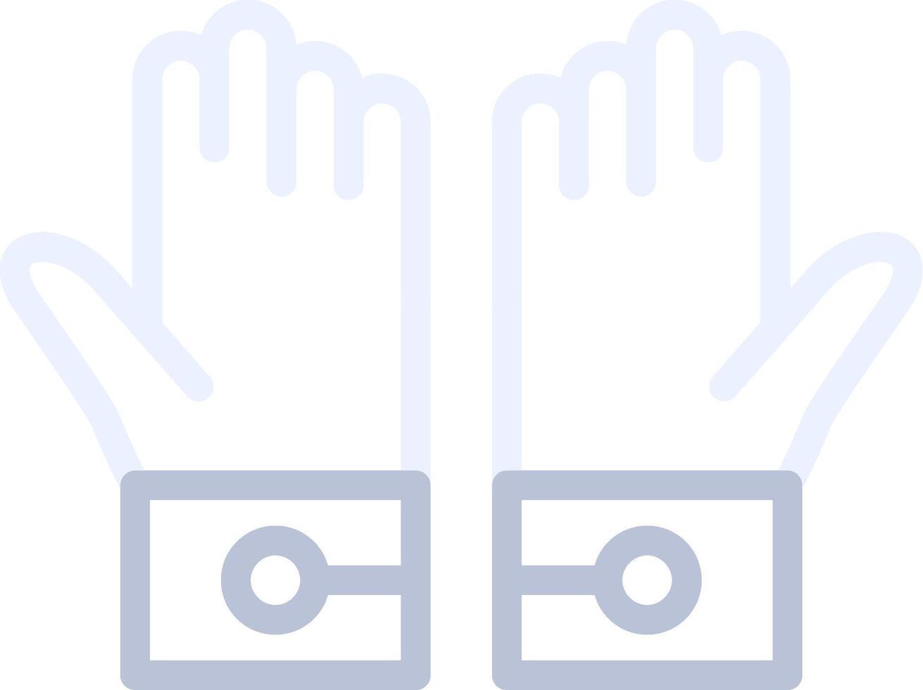 latex gants Créatif icône conception vecteur