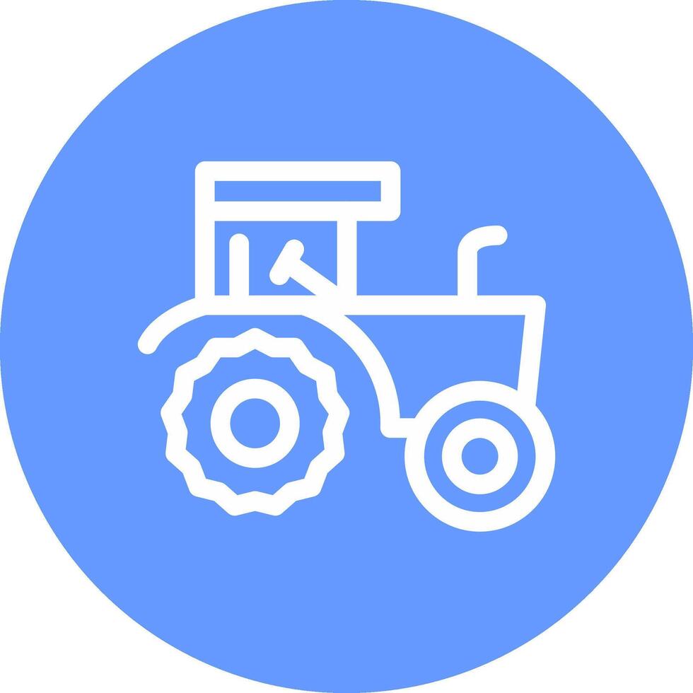 conception d'icône créative de tracteur vecteur