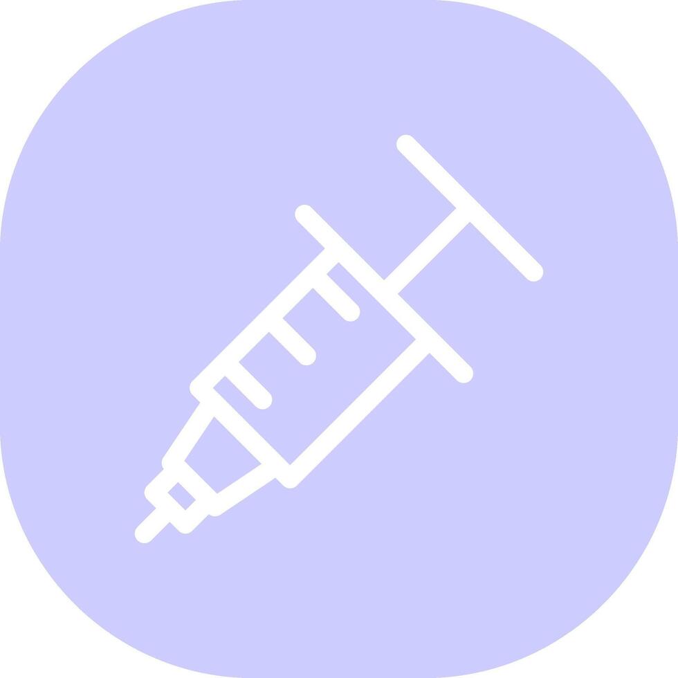 conception d'icône créative de seringue vecteur