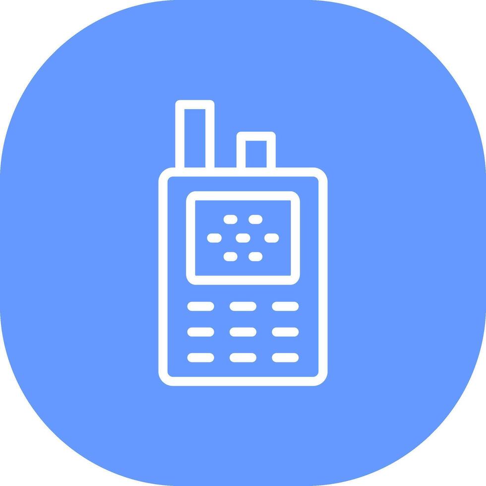 conception d'icône créative talkie walkie vecteur