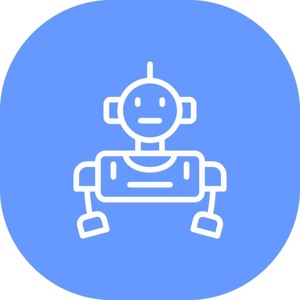 conception d'icône créative de robot vecteur