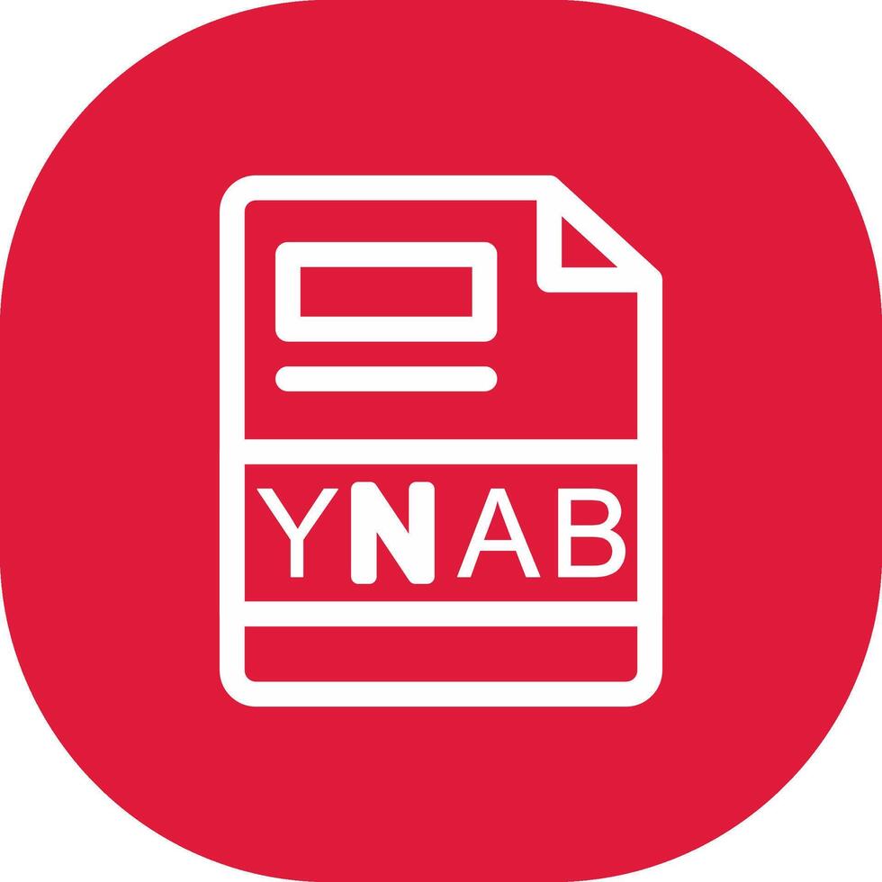 ynab Créatif icône conception vecteur