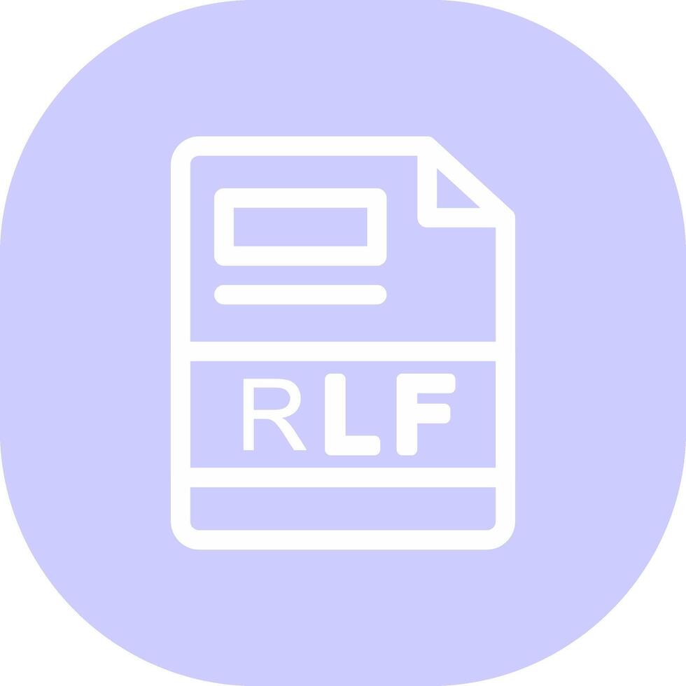 RLF Créatif icône conception vecteur