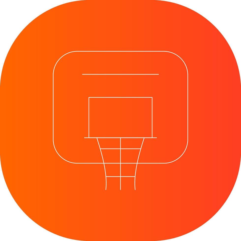 conception d'icône créative de basket-ball vecteur