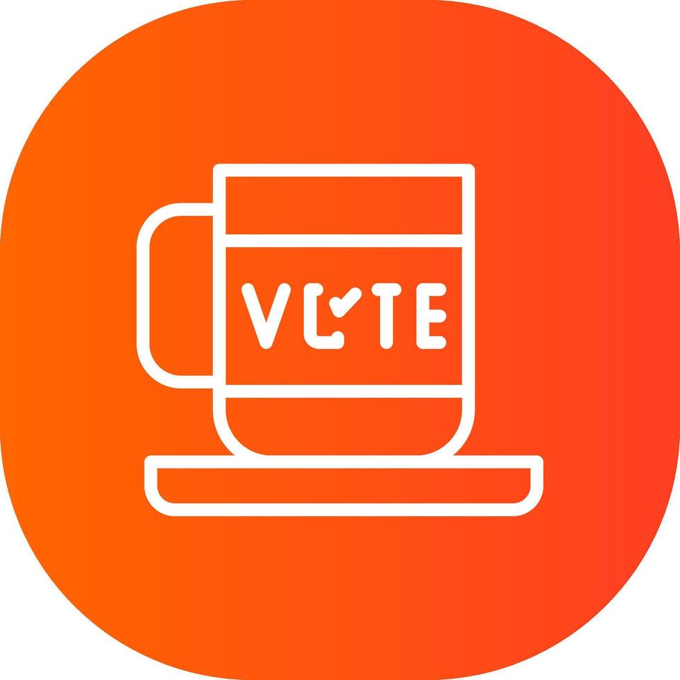 conception d'icône créative tasse vecteur