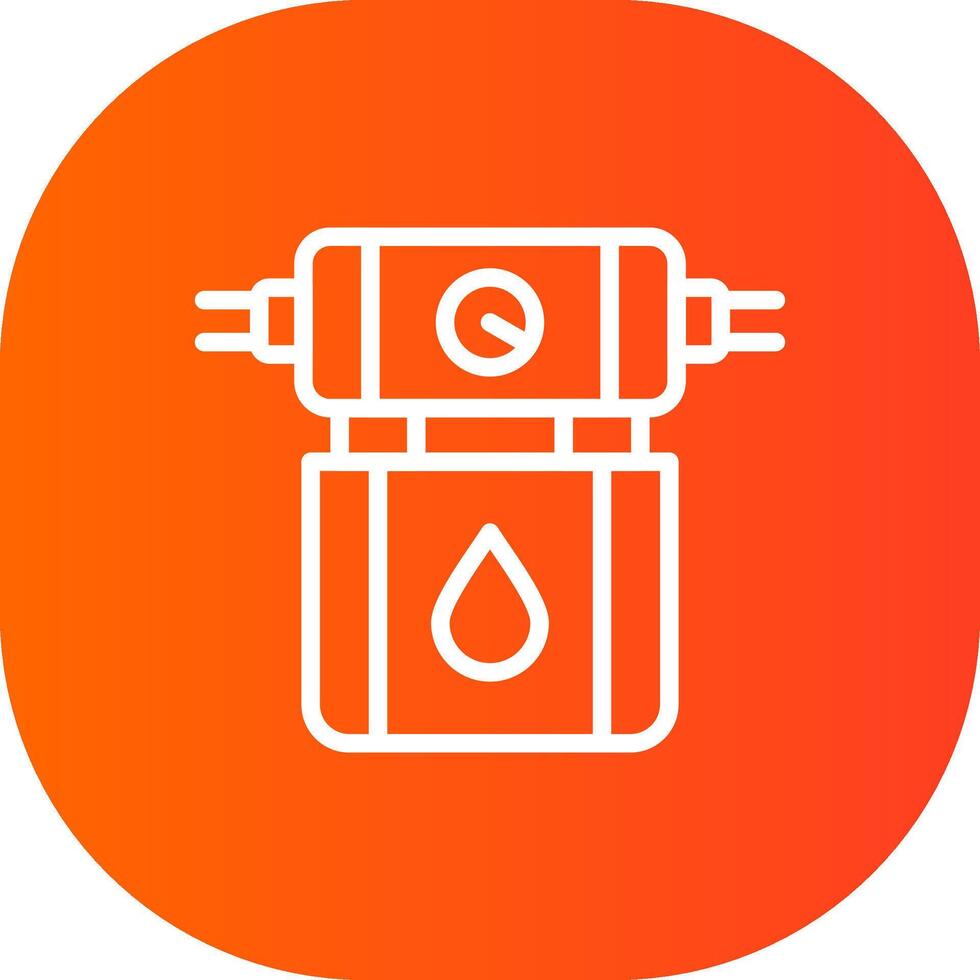 conception d'icône créative de filtre à eau vecteur