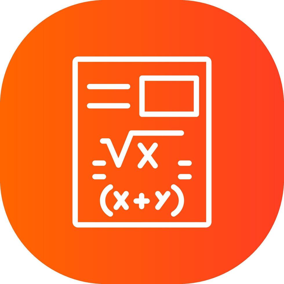 conception d'icônes créatives mathématiques vecteur