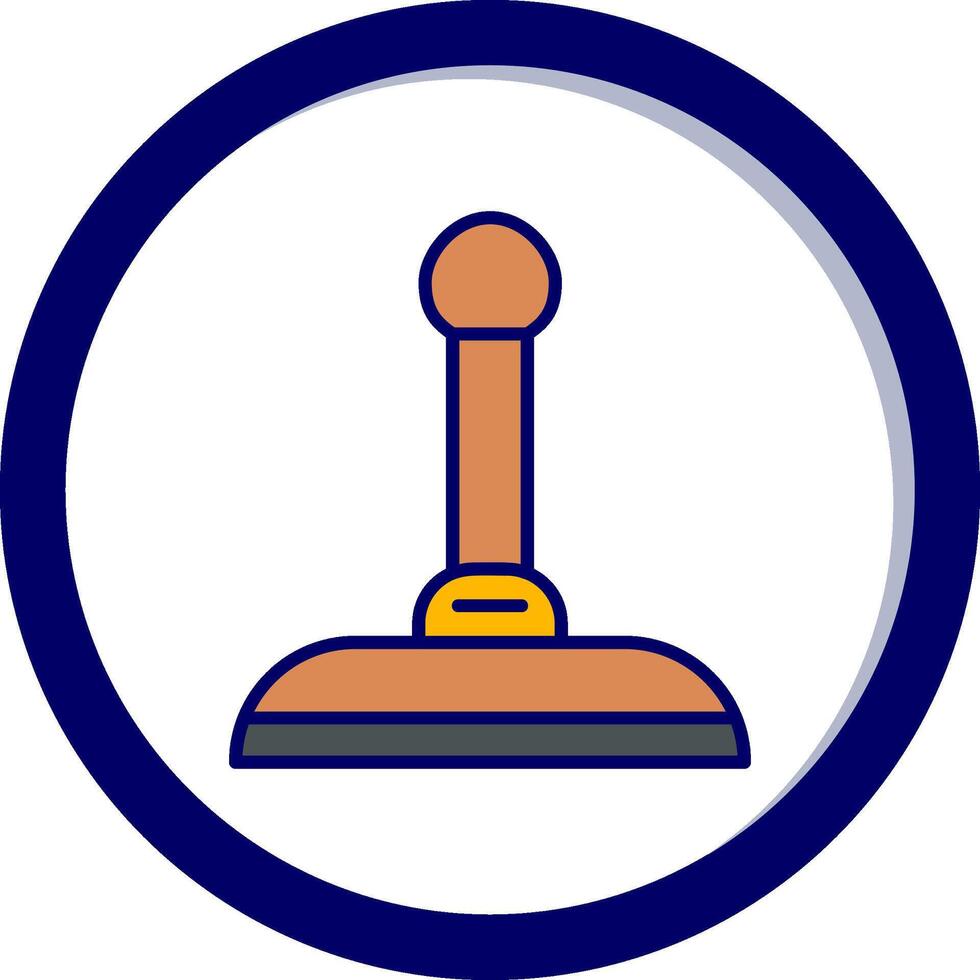 icône de vecteur de tampon en caoutchouc
