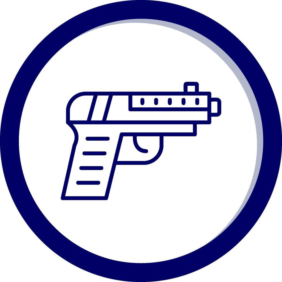 icône de vecteur de pistolet