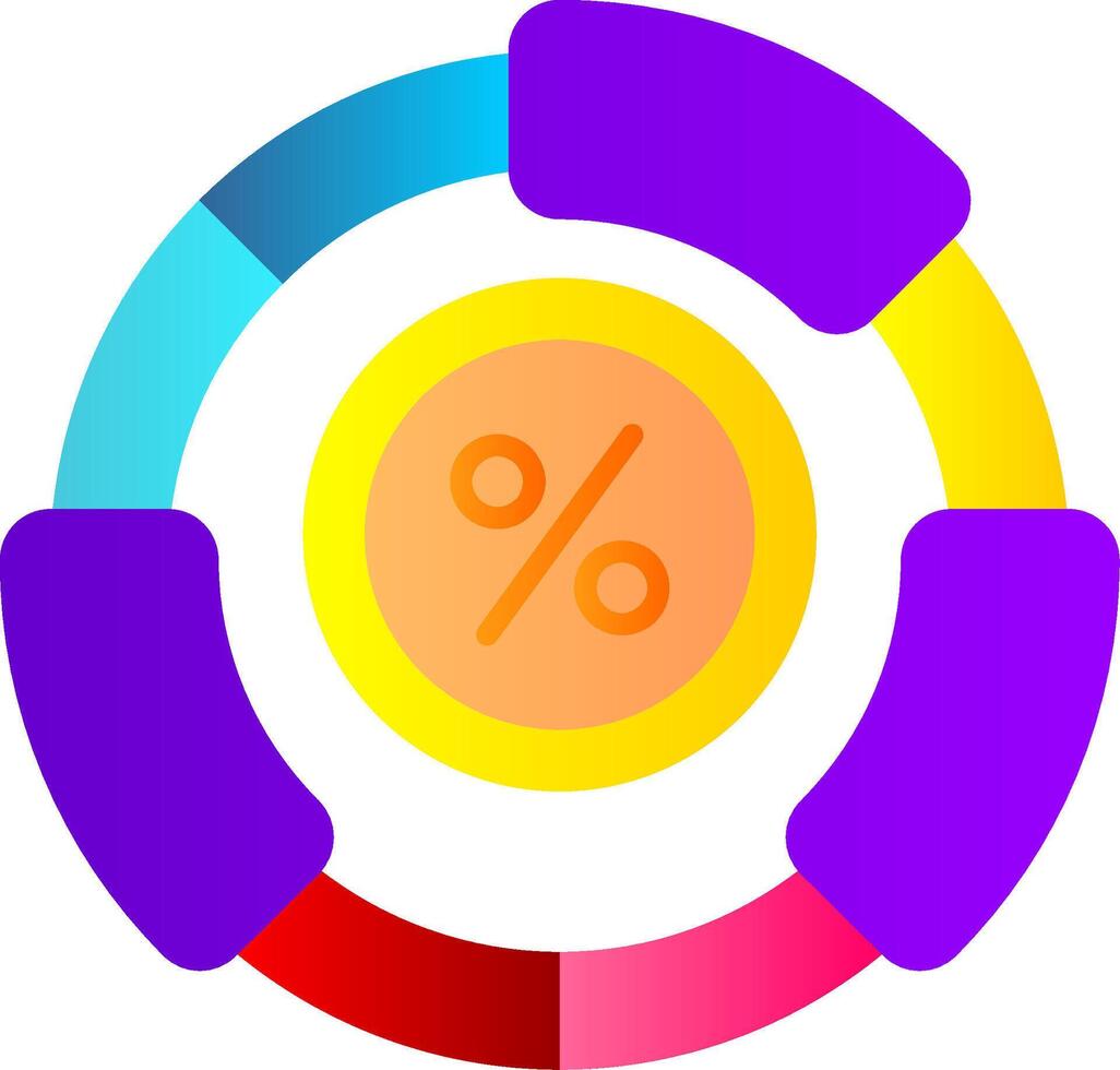 rapport plat pente icône vecteur