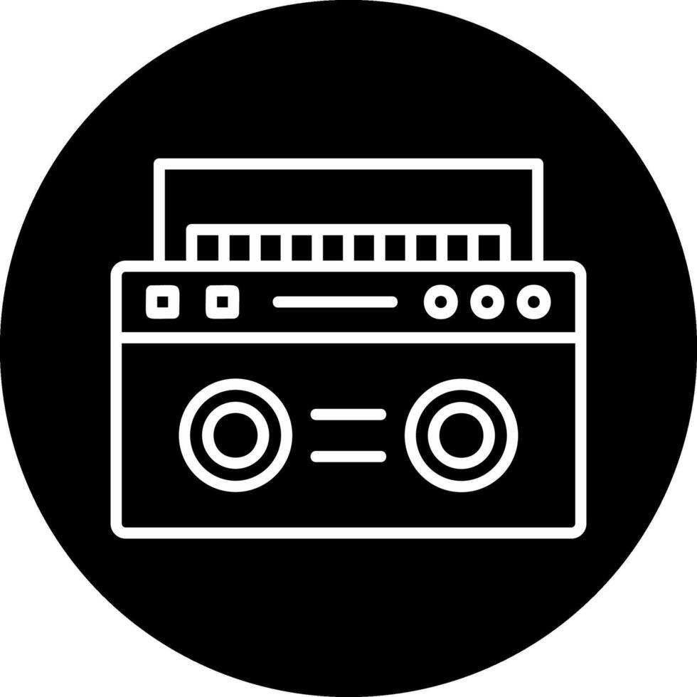 icône de vecteur de boombox