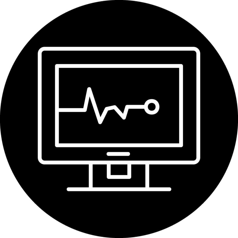 icône de vecteur de cardiogramme