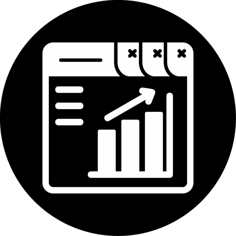 icône de vecteur de croissance