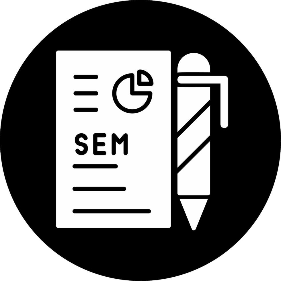 icône de vecteur d'analyse de données