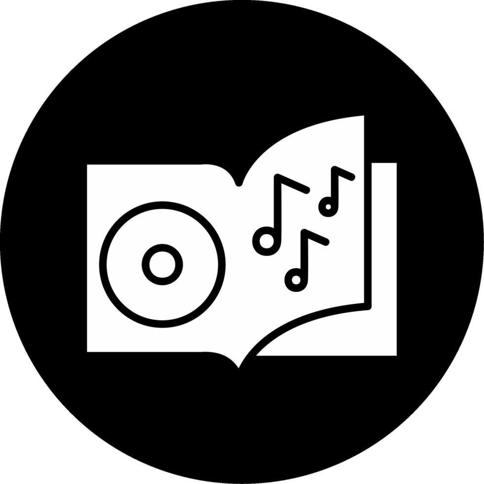 icône de vecteur de livre audio