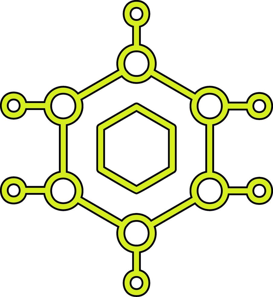 nanotechnologie vecteur icône