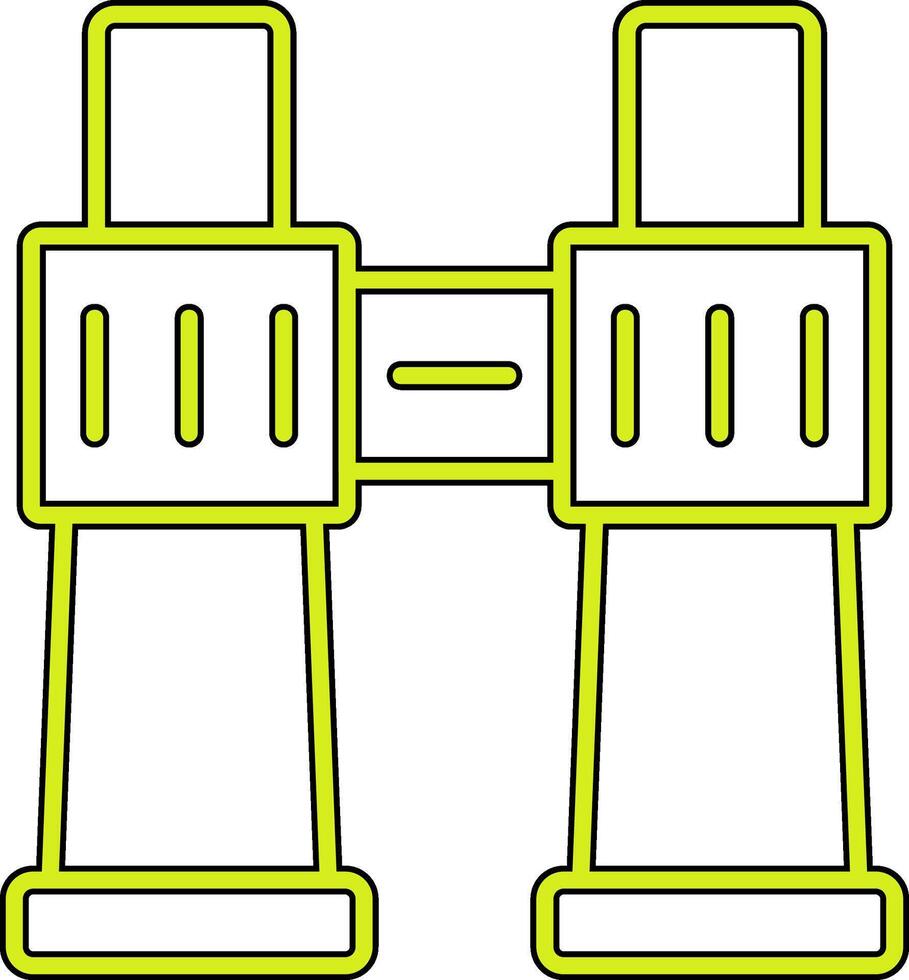 icône de vecteur de jumelles