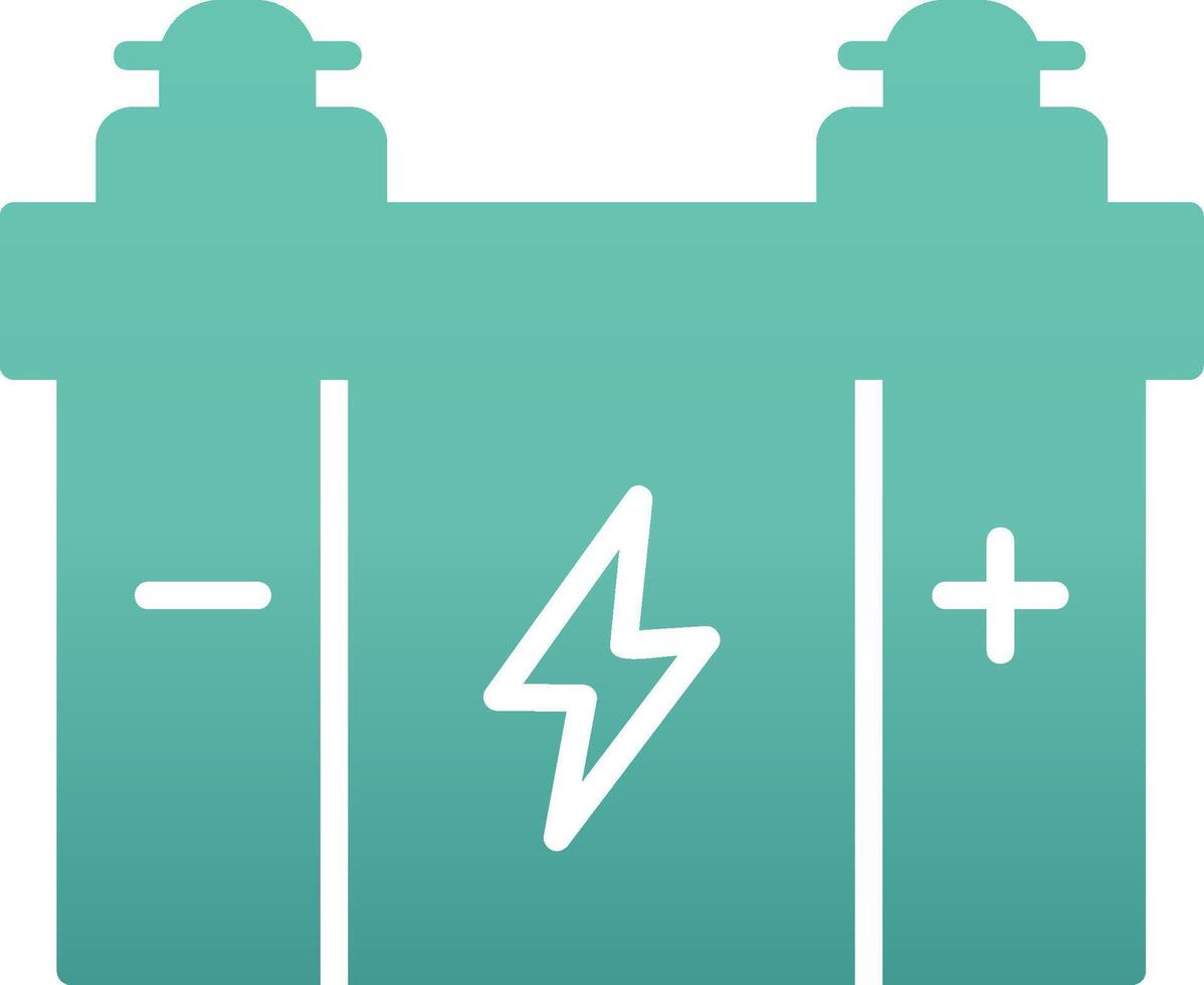 icône de vecteur de batterie de voiture