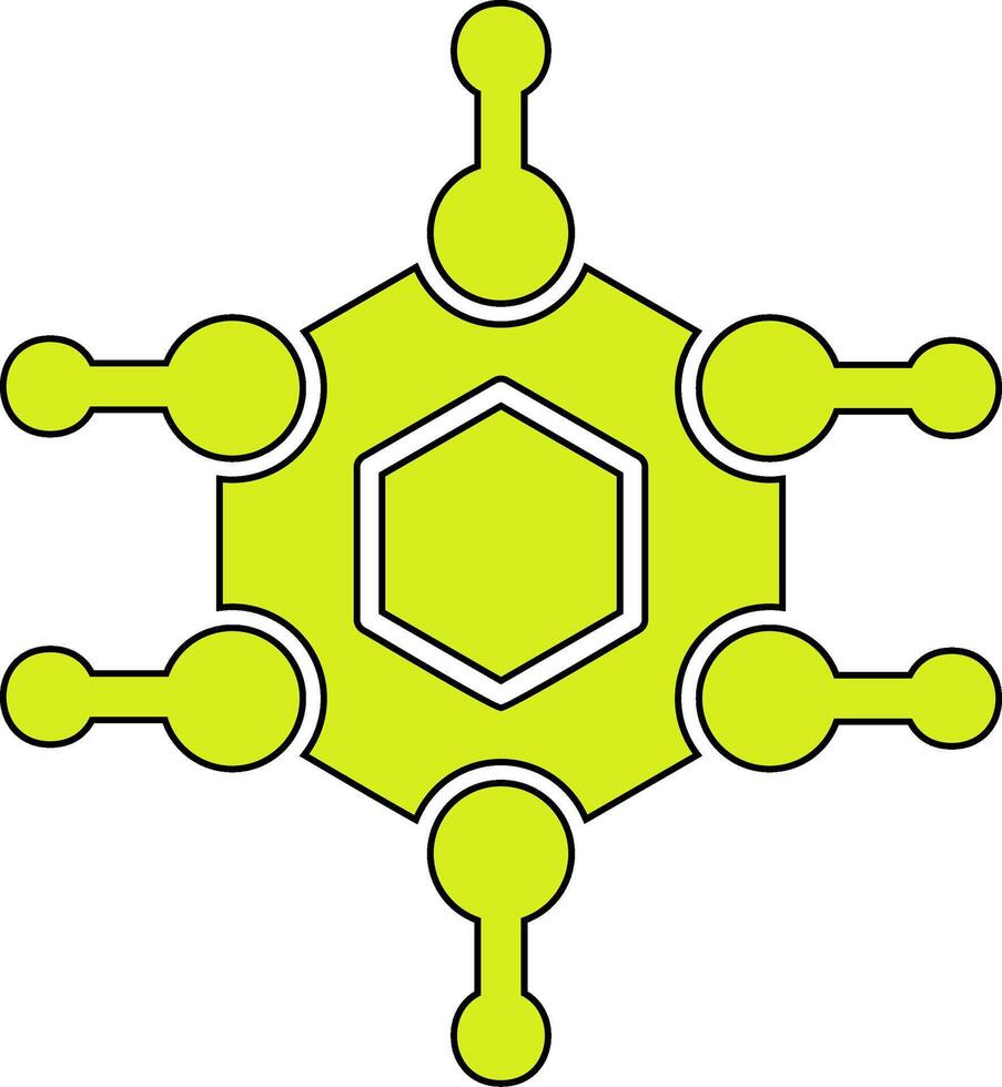 nanotechnologie vecteur icône