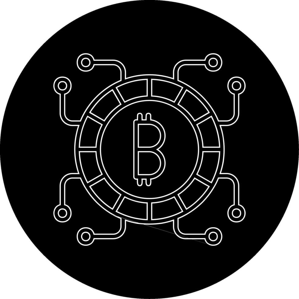 icône de vecteur de bitcoin