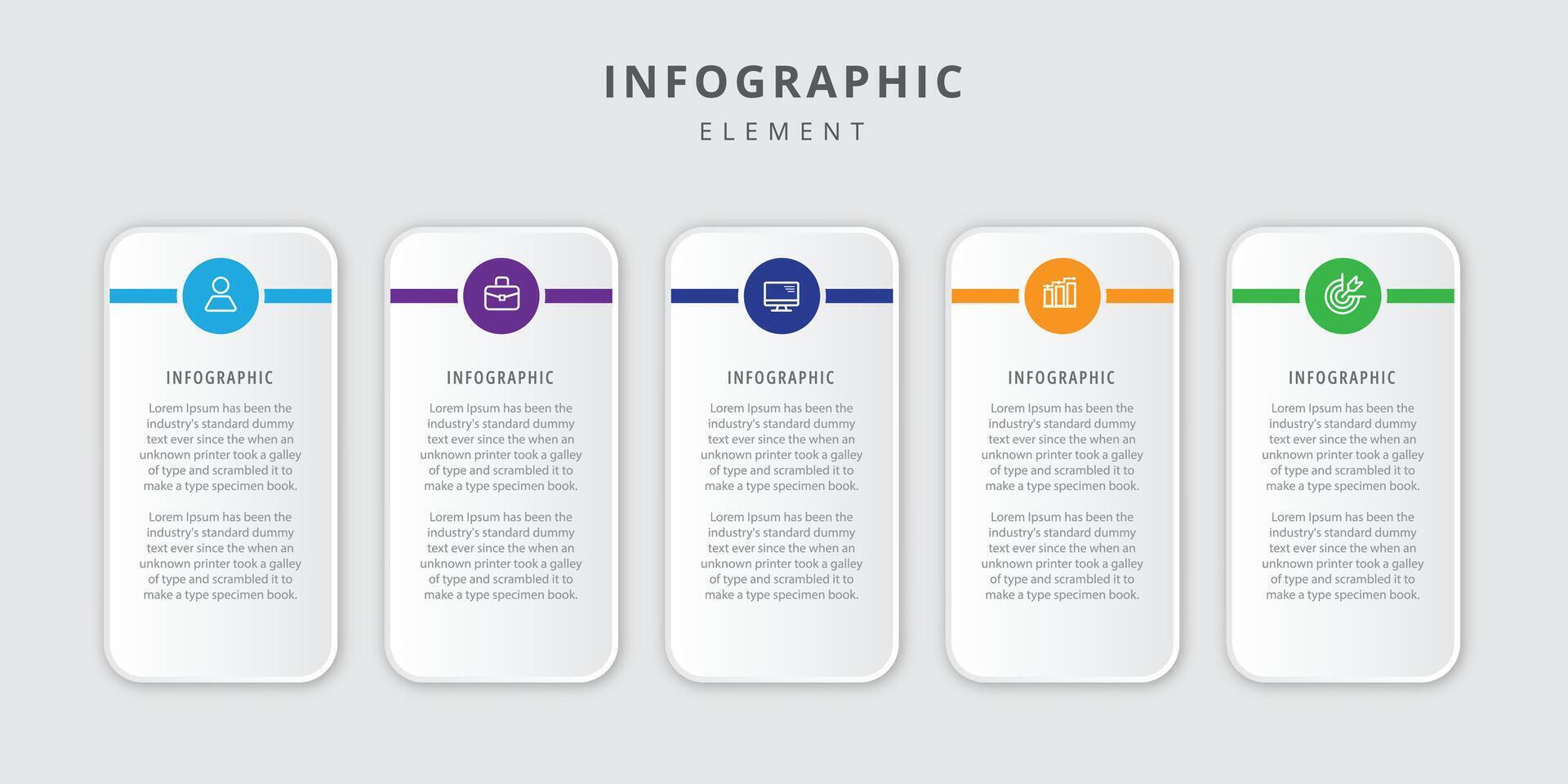 vecteur vecteur illustration affaires chronologie infographie graphique modèle conception